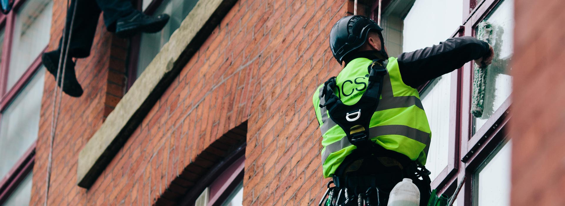Abseiling and Rope Access Window Cleaning in the North West - HCS Cleaning Services