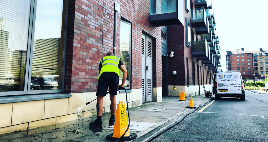 Pressure Washing in Manchester and the North West - HCS Cleaning Services