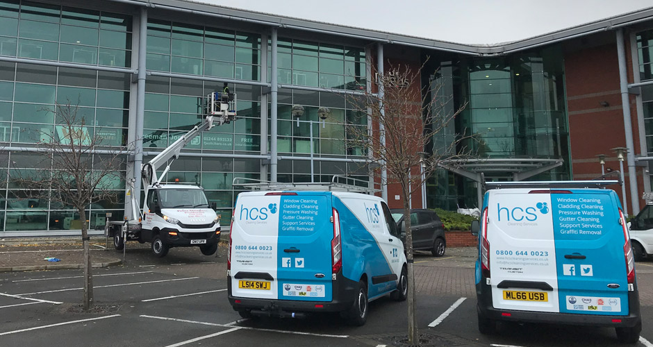 Commercial Window Cleaning in Manchester and the North West - HCS Cleaning Services